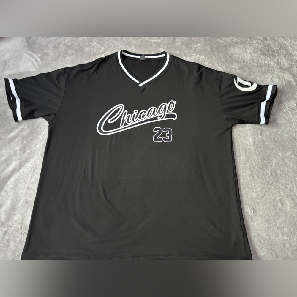 NFINITY Black and White Chicago Men's Jersey